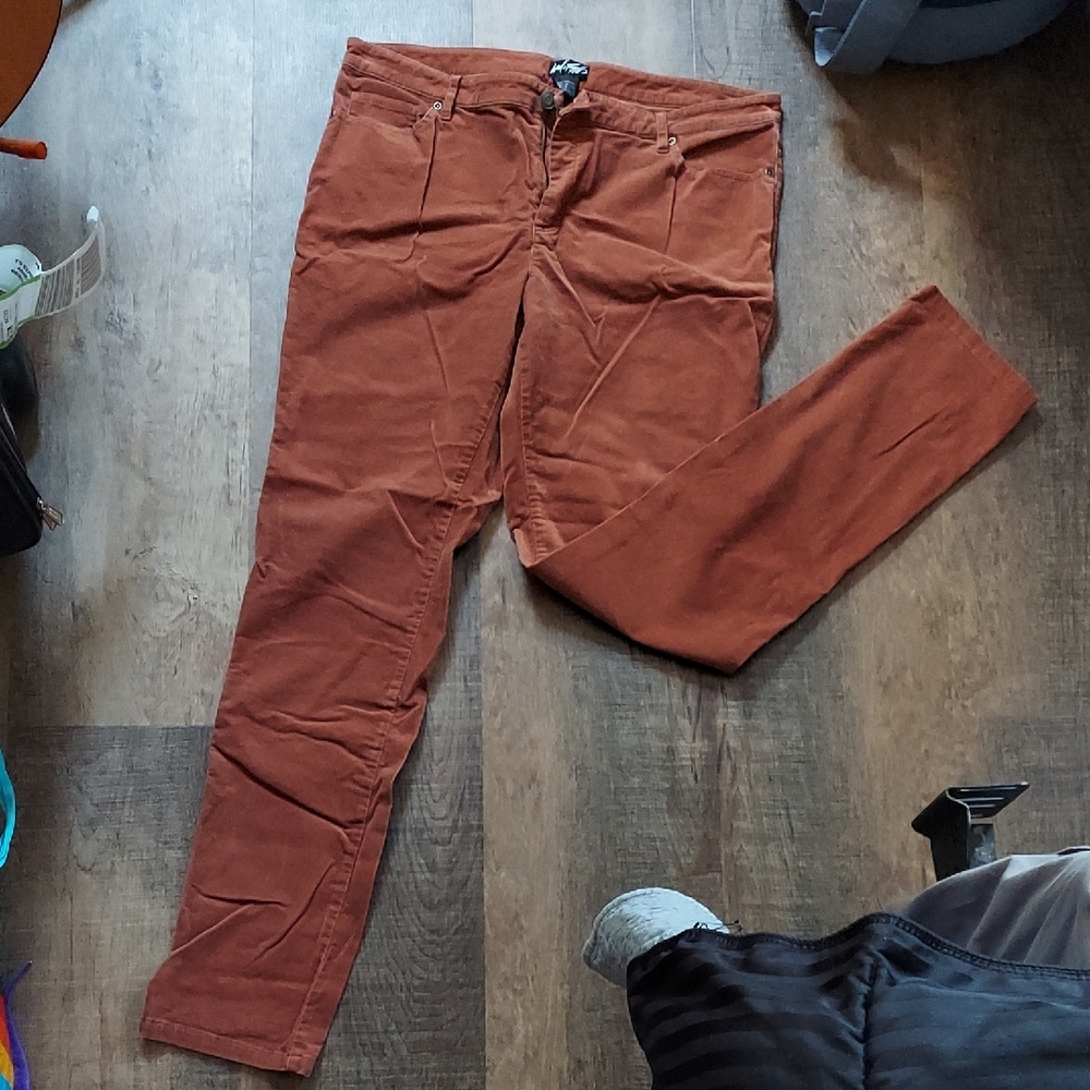 Rust Orange Corduroy Pants